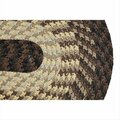 Better Trends Alpine Braided Rug, Chocolate - 2 in. BRAL29CH